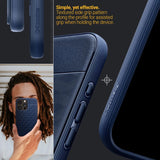 Caseology Parallax Mag Case med MagSafe til iPhone 15 Pro Max - Navy