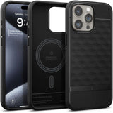 Caseology Parallax Mag Case med MagSafe til iPhone 15 Pro - Matte Black
