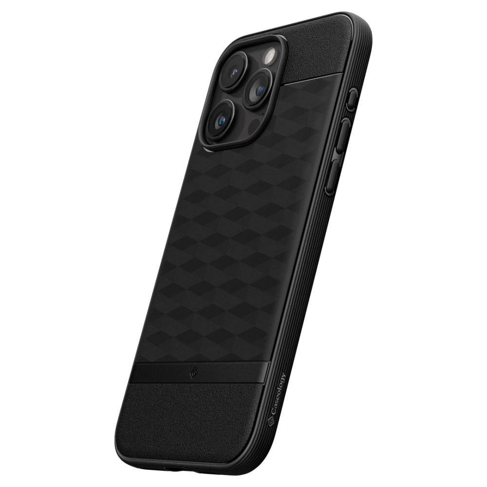 Caseology Parallax Mag Case med MagSafe til iPhone 15 Pro - Matte Black