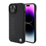 BMW BMHMP15SSLLBK iPhone 15 6.1" sort/sort Magsafe hardcase Signatur Logo Aftryk