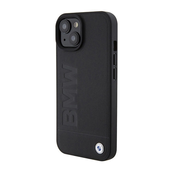 BMW BMHMP15SSLLBK iPhone 15 6.1" sort/sort Magsafe hardcase Signatur Logo Aftryk