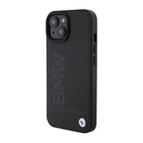 BMW BMHMP15SSLLBK iPhone 15 6.1" sort/sort Magsafe hardcase Signatur Logo Aftryk