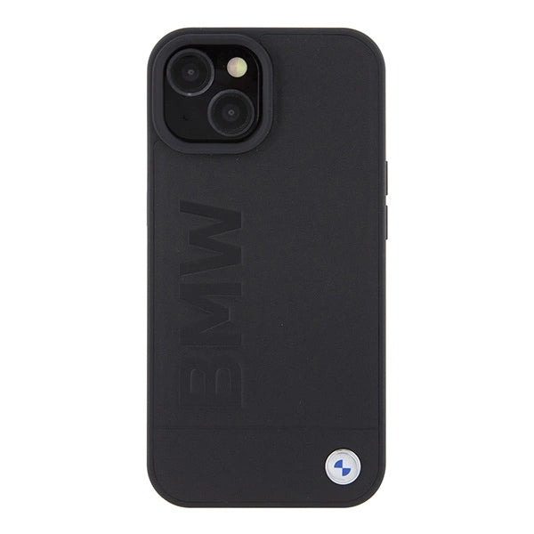 BMW BMHMP15SSLLBK iPhone 15 6.1" sort/sort Magsafe hardcase Signatur Logo Aftryk