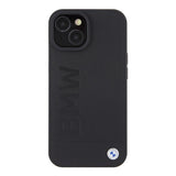 BMW BMHMP15SSLLBK iPhone 15 6.1" sort/sort Magsafe hardcase Signatur Logo Aftryk