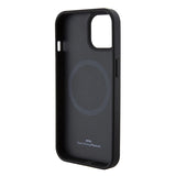 BMW BMHMP15SSLLBK iPhone 15 6.1" sort/sort Magsafe hardcase Signatur Logo Aftryk