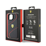 Ferrari FEHCP15SPTWK iPhone 15 6.1" sort/sort hardcase Twist Metal Logo