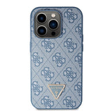 Guess GUHCP14XP4TDSCPB iPhone 14 Pro Max 6.7" blå/blå hardcase Crossbody 4G Metal Logo