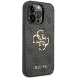 Guess GUHCP15L4GMGGR iPhone 15 Pro 6,1" grå/grå hardcase 4G Big Metal Logo