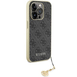 Guess GUHCP15LGF4GGR iPhone 15 Pro 6.1" grå/grå hardcase 4G Charms Collection