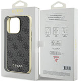 Guess GUHCP15LGF4GGR iPhone 15 Pro 6.1" grå/grå hardcase 4G Charms Collection