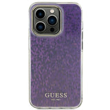 Guess GUHCP15LHDECMP iPhone 15 Pro 6.1" pink/pink hardcase IML facetteret spejl Disco Iridescent
