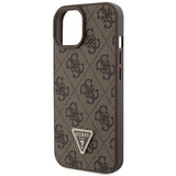 Guess GUHCP15MP4TDSCPW iPhone 15 Plus 6.7" brun/brun hardcase Crossbody 4G Metal Logo