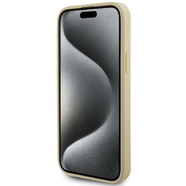Guess GUHCP15MPS4DGPD iPhone 15 Plus 6.7" guld/guld hardcase Strass Metal Logo