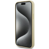 Guess GUHCP15MPS4DGPD iPhone 15 Plus 6.7" guld/guld hardcase Strass Metal Logo