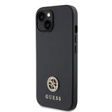 Guess GUHCP15MPS4DGPK iPhone 15 Plus 6.7" sort/sort hardcase Strass Metal Logo