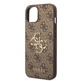 Guess GUHCP15S4GMGBR iPhone 15 6.1" brun/brun hardcase 4G Big Metal Logo