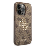 Guess GUHCP15X4GMGBR iPhone 15 Pro Max 6.7" brun/brun hardcase 4G Big Metal Logo