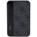 Guess Powerbank 15W GUPB5LP4GEGK 5000mAh sort/sort 4G Læder Metal Logo