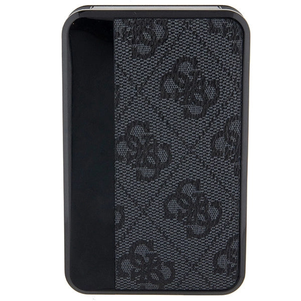 Guess Powerbank 18W GUPB10DP4GEGK 10000mAh sort/sort 4G Læder Metal Logo