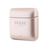 Guess GUTWSSU20ALEGP TWS Bluetooth-hovedtelefoner + Dock Rose Gold / Rose Gold Printed Logo