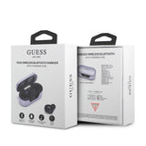 Guess GUTWST31EU TWS Bluetooth-hovedtelefoner + dockingstation lilla/lila