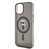 Karl Lagerfeld IML Ikonik MagSafe case for iPhone 15 - black