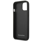 Mercedes MEHCP15MARMBK iPhone 15 Plus 6.7" sort/sort hårdkasse læder Urban