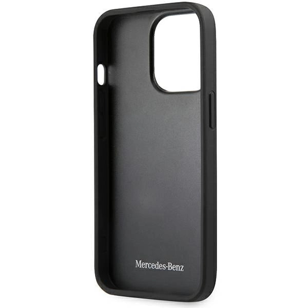 Mercedes MEHCP15XARMBK iPhone 15 Pro Max 6.7" sort/sort hårdkasse Læder Urban