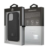 Mercedes MEHCP15XARMBK iPhone 15 Pro Max 6.7" sort/sort hårdkasse Læder Urban