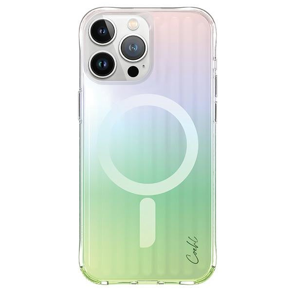 Uniq Coehl Linear Magnetisk opladningsfoder til iPhone 15 Pro - iriserende