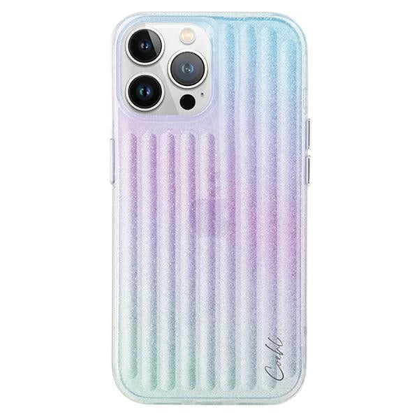 Uniq Coehl Linear case til iPhone 15 Pro - pink og blå