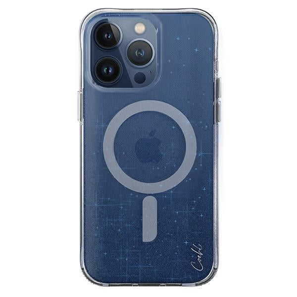Uniq Coehl Lumino Magnetisk opladningsfoder til iPhone 15 Pro Max - blå