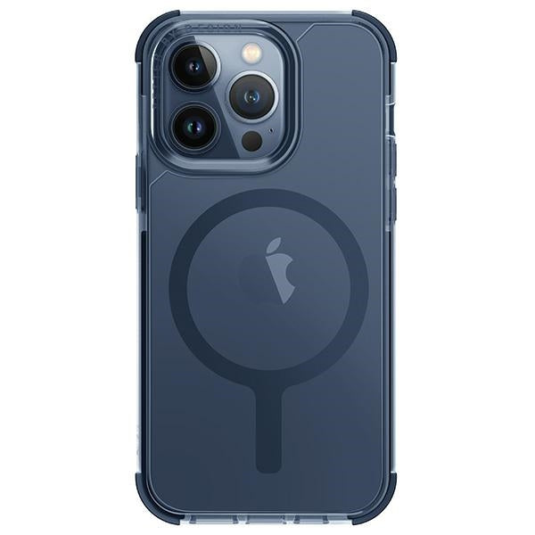 Uniq Combat Magclick opladningsfoder til iPhone 15 Pro - blå