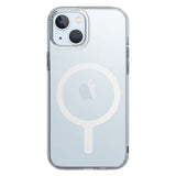 Uniq LifePro Xtreme Magclick opladningsfoder til iPhone 15 Plus - gennemsigtigt