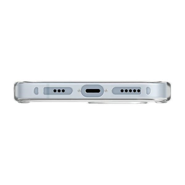 Uniq LifePro Xtreme Magclick opladningsfoder til iPhone 15 Plus - gennemsigtigt
