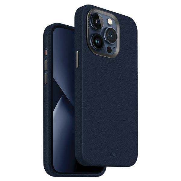 Uniq Lyden Magclick opladningsfoder til iPhone 15 Pro Max - marineblå