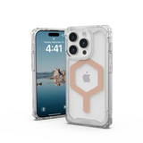 UAG Plyo MagSafe-fodral til iPhone 15 Pro - gennemsigtig og perle