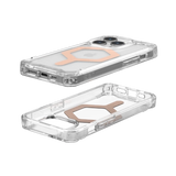 UAG Plyo MagSafe-fodral til iPhone 15 Pro - gennemsigtig og perle