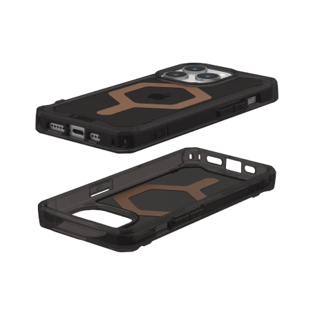 UAG Plyo MagSafe-fodral til iPhone 15 Pro - sort og brun