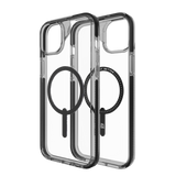 ZAGG Santa Cruz Snap-foder med MagSafe til iPhone 15 Plus / 14 Plus - sort