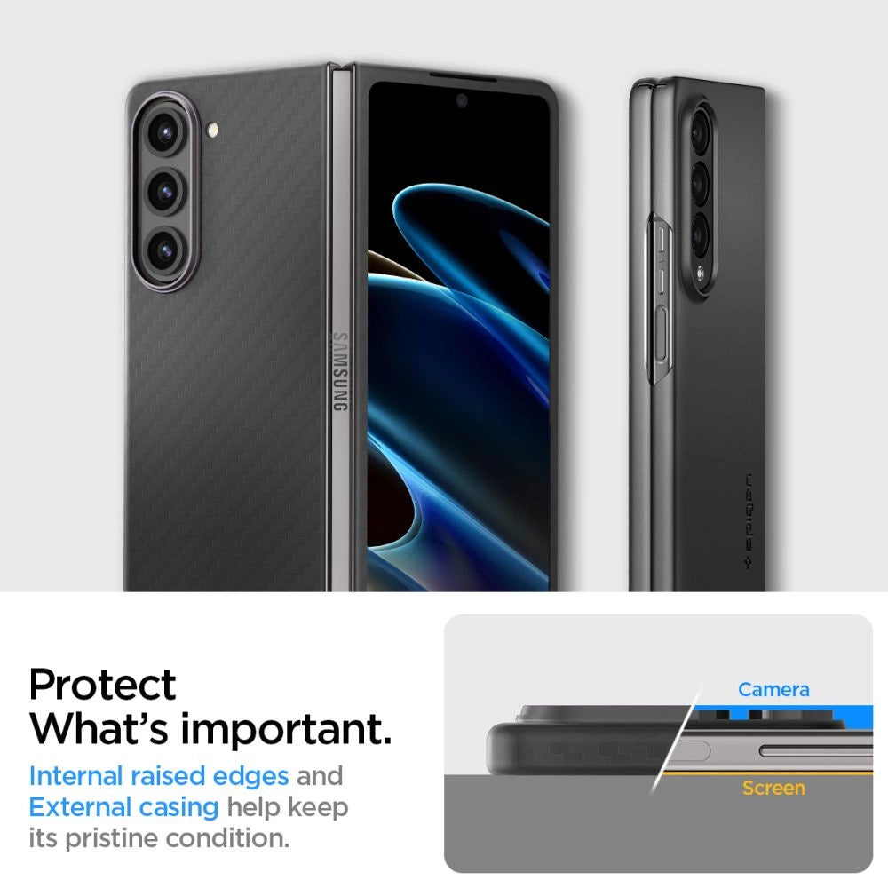Spigen Airskin Pro Case til Samsung Galaxy Z Fold 5 - sort
