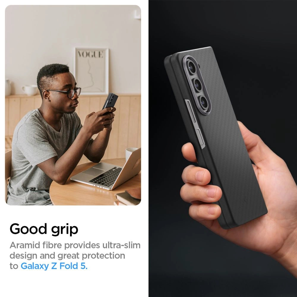 Spigen Airskin Pro Case til Samsung Galaxy Z Fold 5 - sort