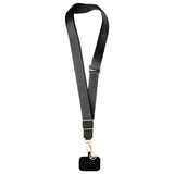 Guess CBDY Nylon Kæde telefon lanyard - sort