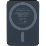 Guess MagSafe 4G Strassed Metal Logo induktions strømbank 5W 3000mAh - sort