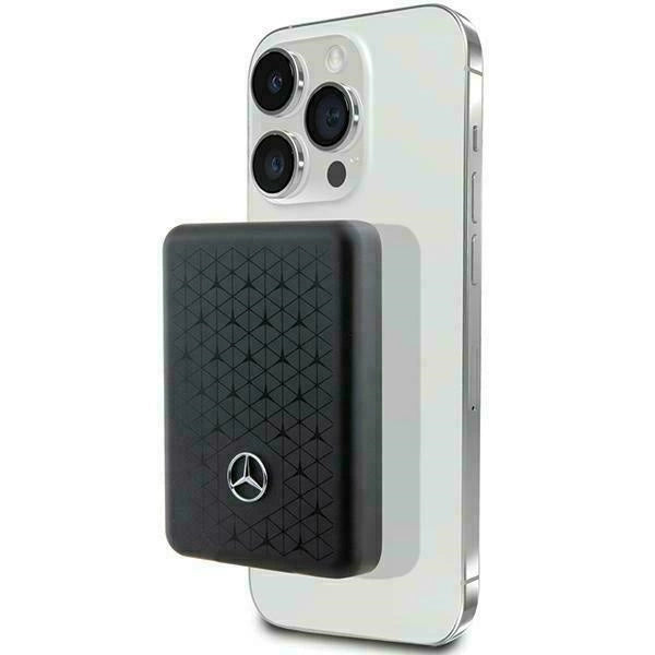 Powerbank Mercedes Stars Pattern MagSafe 5W 3000mAh - sort