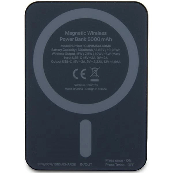 Powerbank Mercedes Stars Pattern MagSafe 15W 5000mAh - sort