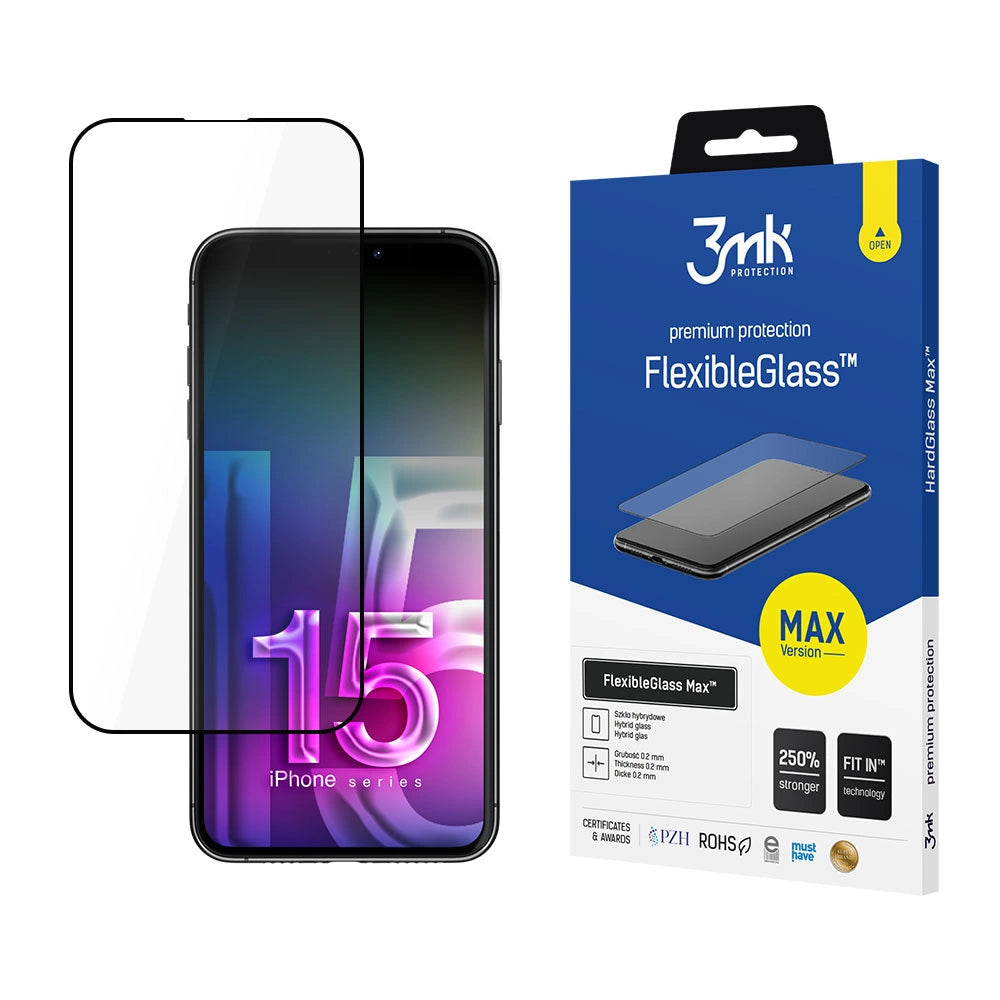 Apple iPhone 15 Pro - 3mk FlexibleGlass MaxTM