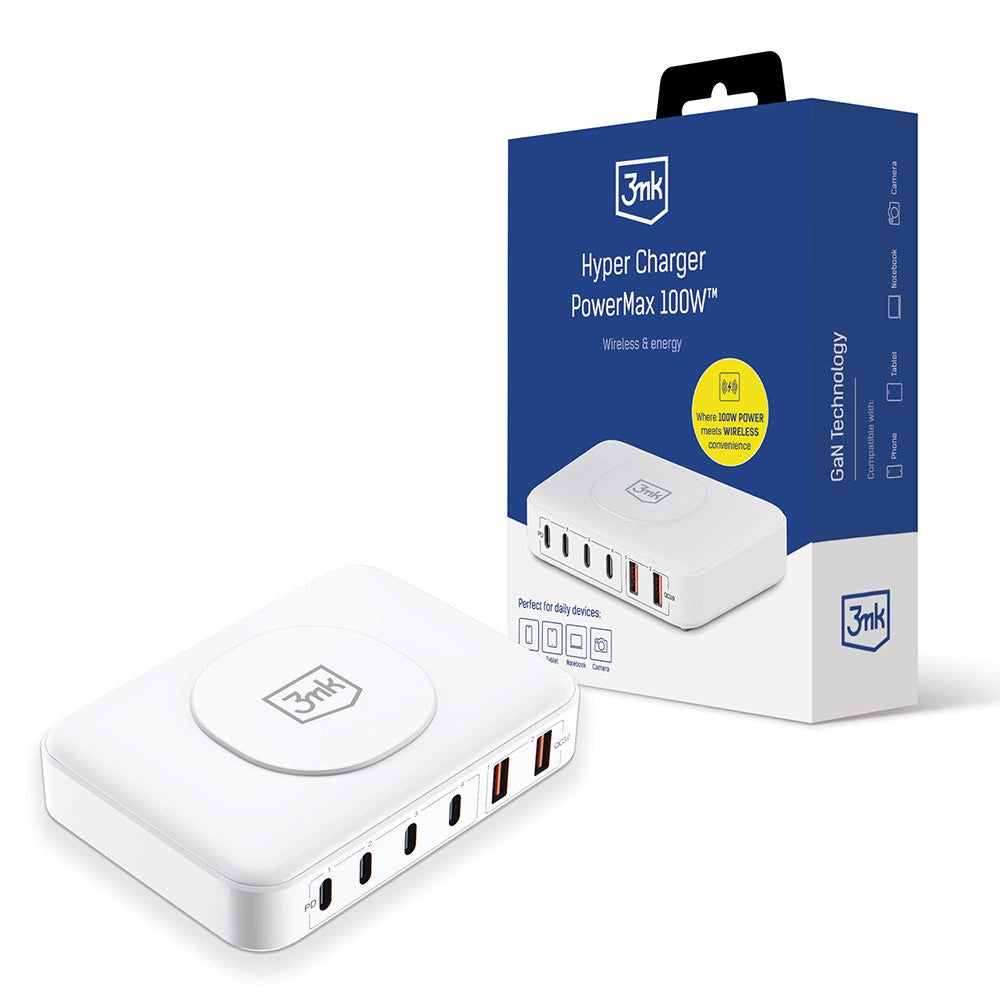 Tilbehør - 3mk Hyper Charger PowerMax 100W