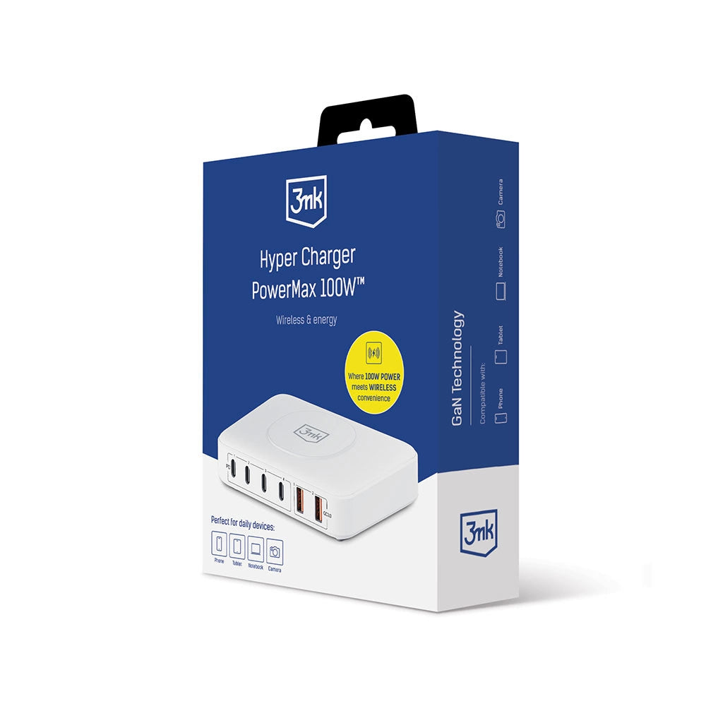 Tilbehør - 3mk Hyper Charger PowerMax 100W