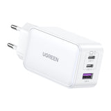 Ugreen CD244 65W USB-A / 2x USB-C GaN hurtigoplader - hvid